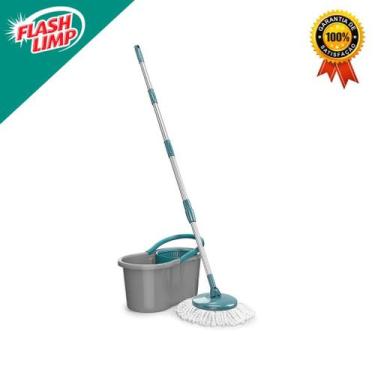 Imagem de Mop Giratório Fit 360 Flash Limp Original Esfregão Microfibra