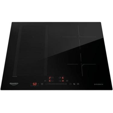 Imagem de Cooktop De Indução 4 Bocas Dako Diplomata Com Zona Preto 220V, 220V