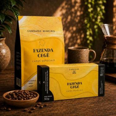 Imagem de Combo café especial  1 pacote em grãos + 10 cápsulas - Fazenda Cegê