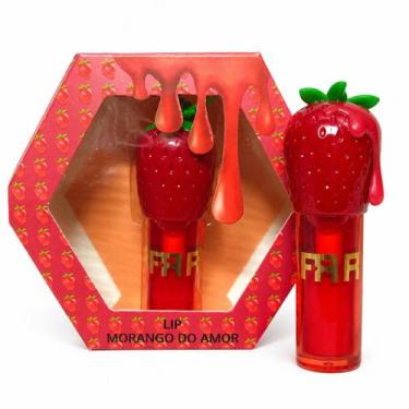 Imagem de Gloss Labial Lip Morango Do Amor Brilho Hidratante - Sem marca
