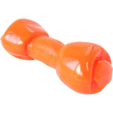 Imagem de Brinquedo Odontopet Osso Big Bone Flexi Laranja para Cães - Tam. M