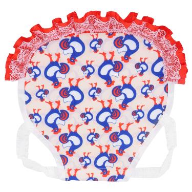 Imagem de Shanrya Selas de frango, embelezam a aparência fazem as penas crescerem melhor avental de frango elástico para casa para frango para uso diário para fazenda (galo azul)