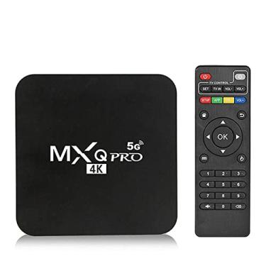 Imagem de Smart TV Box WiFi Home Media Player 4K HD Digital com controle remoto Decodificador de TV 5G WiFi para casa