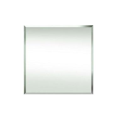 Imagem de Espelho Decorativo Multiuso Bisotê Fita Dupla Face 50X50 Cm