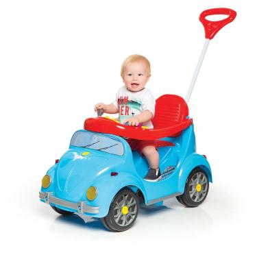 Imagem de Carrinho de Passeio Infantil a Pedal 1300 Fouks Azul - Calesita