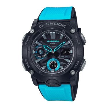 Imagem de Relógio G-Shock Carbon Core Guard GA-2000-1A2DR Masculino Preto/Azul