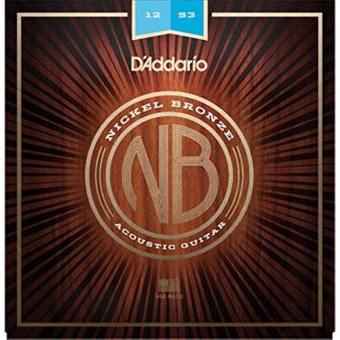 Imagem de Encordoamento Violão Aço D`addario Nickel Bronze 012 NB1253