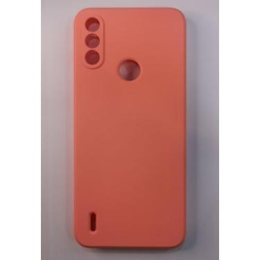 Imagem de Capa Capinha Para Motolora Moto E7 Power Tela 6.5 Silicone Aveludada P