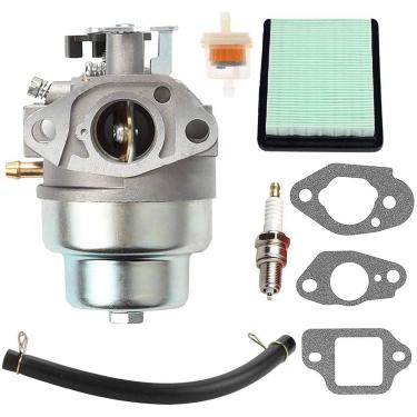 Imagem de Novo carburador GCV160 + plugue de ignição de filtro de ar para Honda GCV160 Motor HRB216 HRR216 HRS216 HRT216 HRZ216 cortador de grama