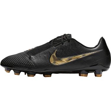 Imagem de Tênis masculino Nike Phantom Venom Elite Fg Ao7540-077 tamanho, Black/Mtlc Vivid Gold, 6