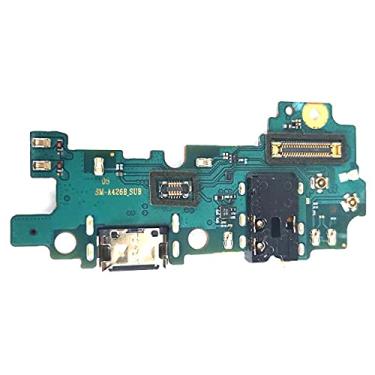 Imagem de FainWan Conector de carregamento USB conector de base de fita cabo flexível PCB de substituição compatível com Galaxy A42 5G M-A426B, -A426B/DS, -A4260 6,5 polegadas