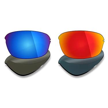 Imagem de Mryok 2 pares de lentes polarizadas de substituição para óculos de sol Oakley Half Wire 2.0 – Opções