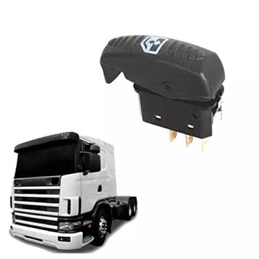 Imagem de INTERRUPTOR BOTÃO ACIONAMENTO VIDRO PARA SCANIA SERIE 4