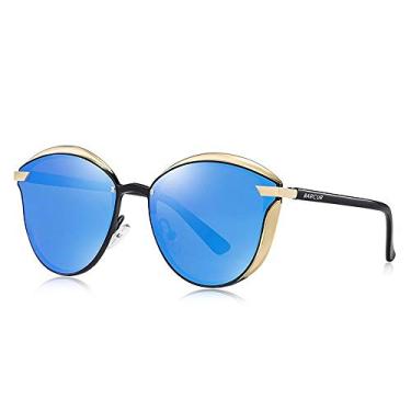Imagem de Óculos de Sol Femininos Barcur Polarizados Anti Reflexo BC8705 (Blue)