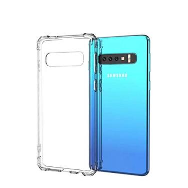 Imagem de Capa Anti Shock Samsung Galaxy S10 Plus 6.4',Fse Acessórios, Capa Anti-Impacto, Transparente