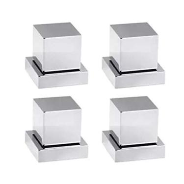 Imagem de Kit 4 Acabamentos P/Registro Quadrado 3/4 Padrão Deca