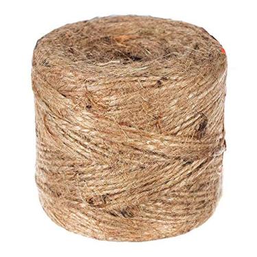 Imagem de 2 fios de juta natural – multiuso, artesanato DIY e utensílios de jardim, 1.5 MM x 450 Ft