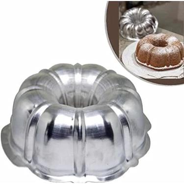 Imagem de Forma Bolo Torta Suíça Pudim Decorada (22x18x7,5cm G)