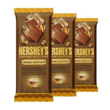 Imagem de Chocolate Hersheys, 3 Barras 85G Café, Caramel Macchiato