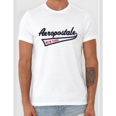 Imagem de Camiseta Aeropostale Bordado New York Off White