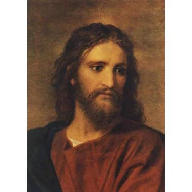 Imagem de Cristo aos 33 de Heinrich Hofmann - 60x83 - Tela Canvas Para Quadro