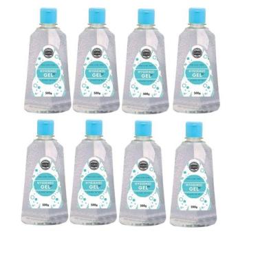 Imagem de Kit Álcool Gel 70% Hygienic Gel Exallus 8X500ml