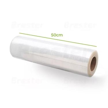 Imagem de 1 bobina/rolo filme stretch 500mm x 0,25mic transp 500x25
