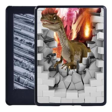 Imagem de Capa rígida para tablet Kindle 10ª/8ª geração/Kindle Paperwhite 1 5th/2 6th/3 7th/4 10th Tablet Capa protetora durável (17.3D Art-Dinosaur, Paperwhite 1 2 3)