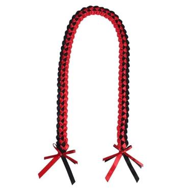 Imagem de SCRDPRAD Class of 2024 Colar Lei Kukui Nuts Lei com laço havaiano preto grosso, colar de bússola para mulheres, colares trançados para ensino médio e faculdade, Aço inoxidável, Sem Pedra Preciosa