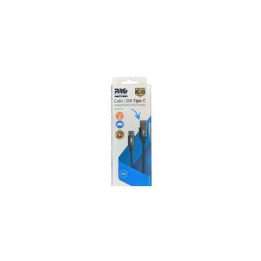 Imagem de Cabo Dados Usb Tipo-c 1,5 Metro Proeletronic Caus-150c Cinza