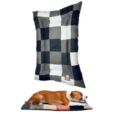 Imagem de Cama para Pet Cachorro Gato Tam G 0,90x0,60 cm (Variadas) Colchonete C