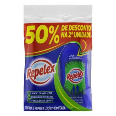 Imagem de Repelente Super Repelex Loção 2 Unidades de 100ml cada com 50% de Desc