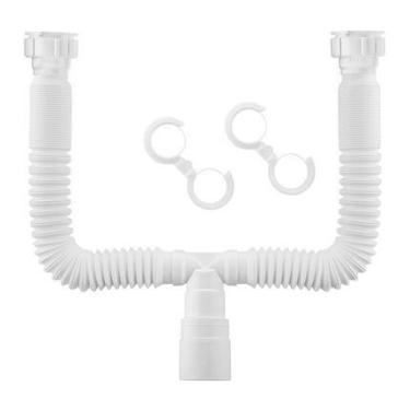 Imagem de  sifao ext universal duplo white 01231826  - docol