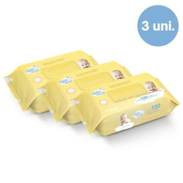 Imagem de Kit 3 Toalhinhas Umedecidas Upa Bebê 