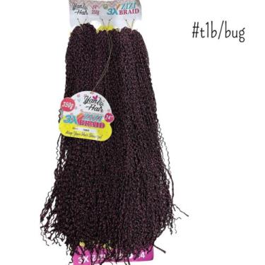 Imagem de CABELO KANEKALON MIOJINHO MICRO ZIZI PACOTÃO 350g, t1b/bug