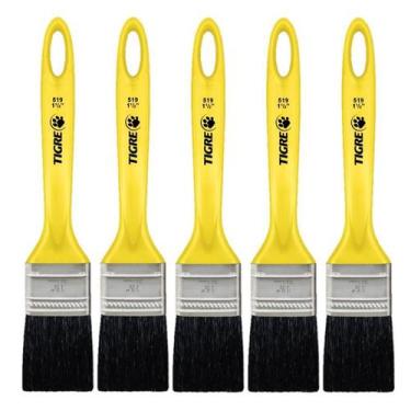 Imagem de Kit 5 Pincel Trinchas Para Pintura Tigre Media 519 1 1/2 Polegadas Cer