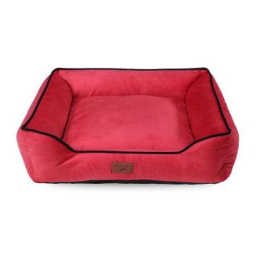 Imagem de Cama PET de Suede Macia  P - C C A Distribidora,  Vermelho