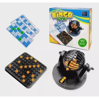 Imagem de Jogo Para Família Bingo Lotto Com Cartelas E Globo Completo - Toys