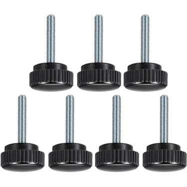 Imagem de Boxonly Parafuso de polegar serrilhado para furadeira de serra, torno de prensa e gabaritos de roteamento, máquinas de embalagem, equipamento de impressão, puxadores de aperto puxadores rosqueados de