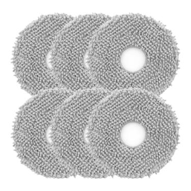 Imagem de Almofada de pano de esfregão de microfibra de 6 peças para Roborock Q Revo, Qrevo S, Qr...