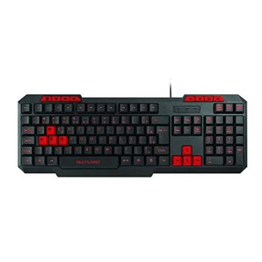 Imagem de Teclado Gamer Com Hotkeys Multimida, Multilaser, Teclados, Preto/ Vermelho