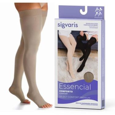 Imagem de Meia Coxa Compressiva 7/8  Sigvaris Select Comfort Premium  20-30mmhg 