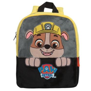 Imagem de Mochila Infantil Costas Patrulha Canina Rubble Reforçada - Plike