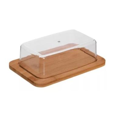 Imagem de Porta manteiga com tampa eco kitchen 20x13x7cm - Mimo Style - Jolitex 