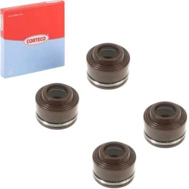 Imagem de Jogo 4 Retentores de Valvula 3247v Corteco Honda CB CBR 400 450 NX Fal