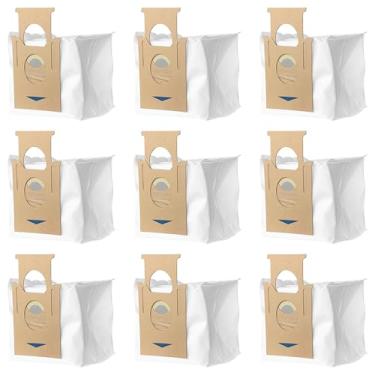 Imagem de Unikstone Pacote com 9 sacos T8 adequados para aspirador de pó robô Ecovacs DEEBOT OZMO T8 AIVI T8 Max e T8 Series/N8 Pro Plus/N8 Pro/N10 Plus, adequado para aspirador Yeedi