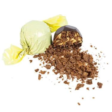Imagem de Trufa de Chocolate 65% Cacau c/ Leitinho e Ovomaltine - 30g - ESPÍRITO