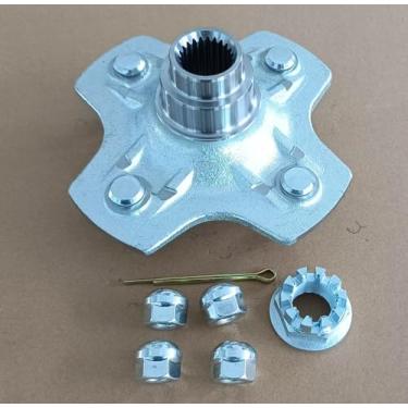 Imagem de Cubo de roda do eixo traseiro esquerdo com 5 porcas de substituição para Honda TRX500 TRX520 TRX420 ATVs TRX420FA TRX420FE TRX420FM TRX420TE TRX420TM Rancher 420 ATV