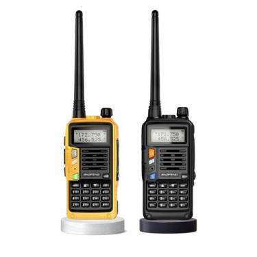 Imagem de Kit 2 Rádios Baofeng Com Fones de Ouvido UVS9 Rádio FM PLUS Bateria De
