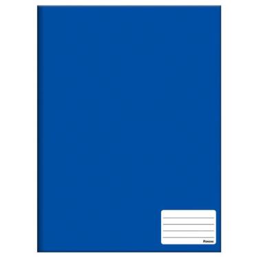 Imagem de Caderno Brochura Grande Básico Azul 96 Folhas Foroni